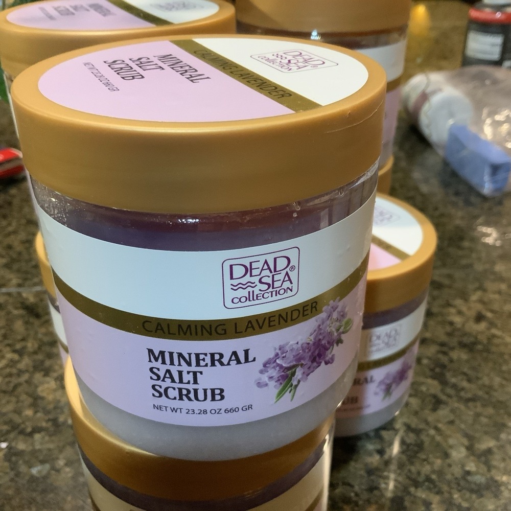 Dead Sea‎ Collection Lavender Exfoliating Glow Mineral Salt Scrub (23.28 oz)